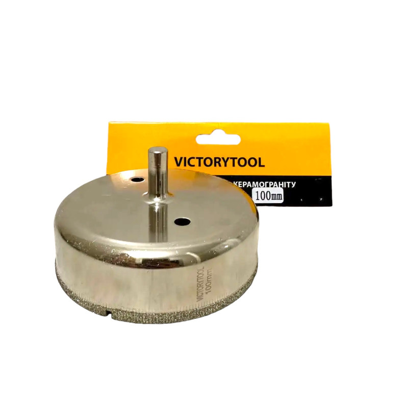 Алмазна коронка VICTORYTOOL 100 мм, під дриль (v0100)