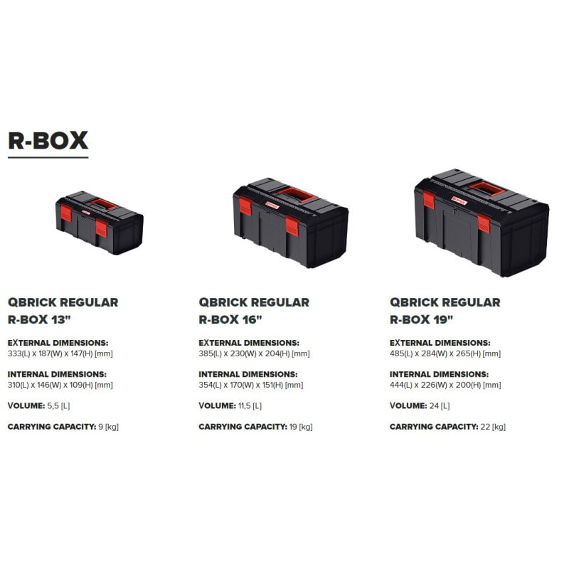 Ящик для інструментів Qbrick REGULAR R-BOX SET 495х294х280 мм (Z253990PG003)