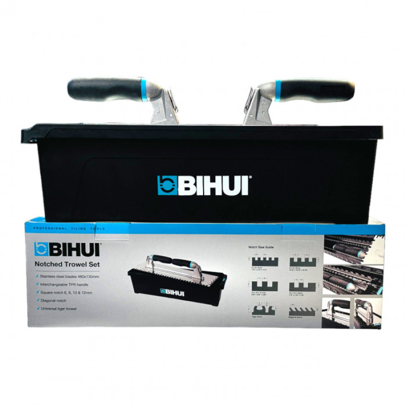 Набір шпателів BIHUI BIG Combo, 9 предметів, нержавіюча сталь 480х130мм (PTSJK9)