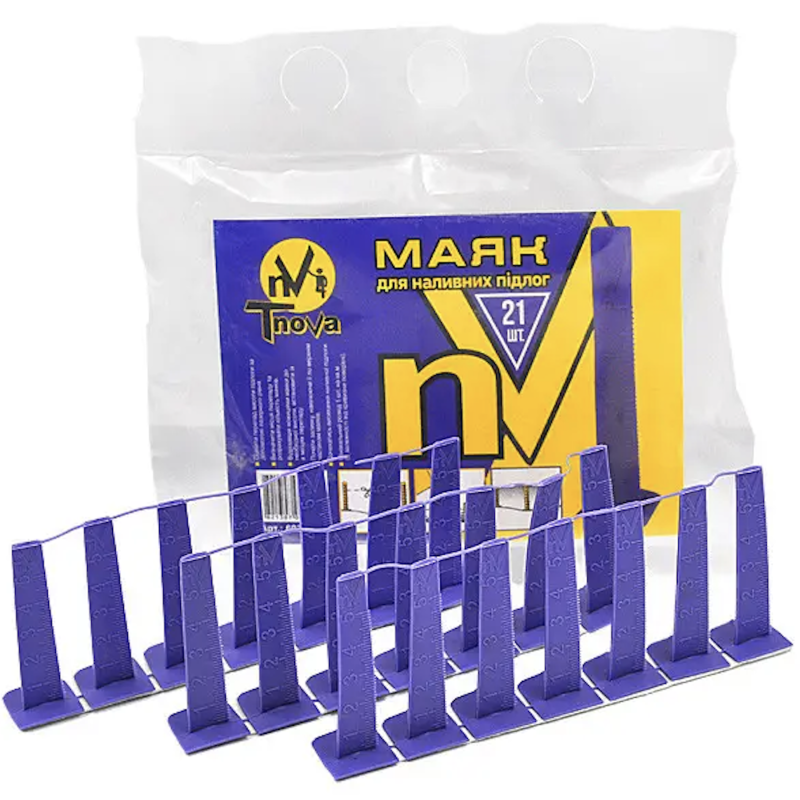 Маяки Nova для наливної підлоги (21 шт./уп.) (MDNP)