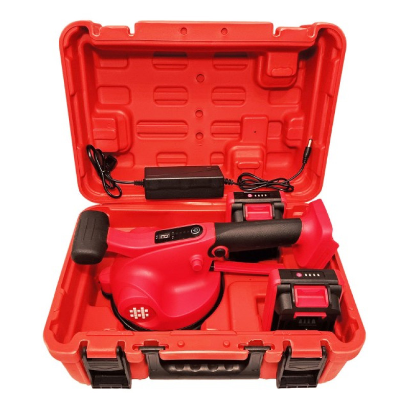 Віброприсоска Shijing Digital 21V 2.0A/h 165 мм з одним акумулятором + кейс (9392)