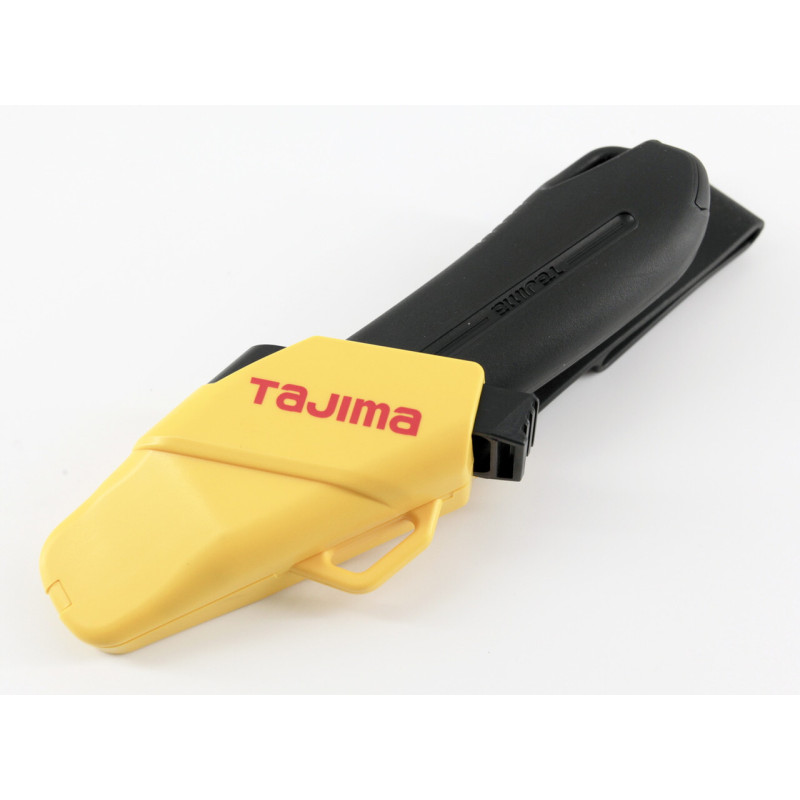 Ніж будівельний TAJIMA DC-L560BSFBL з висувним сегментним лезом 18 мм + кобура (1101-1704)