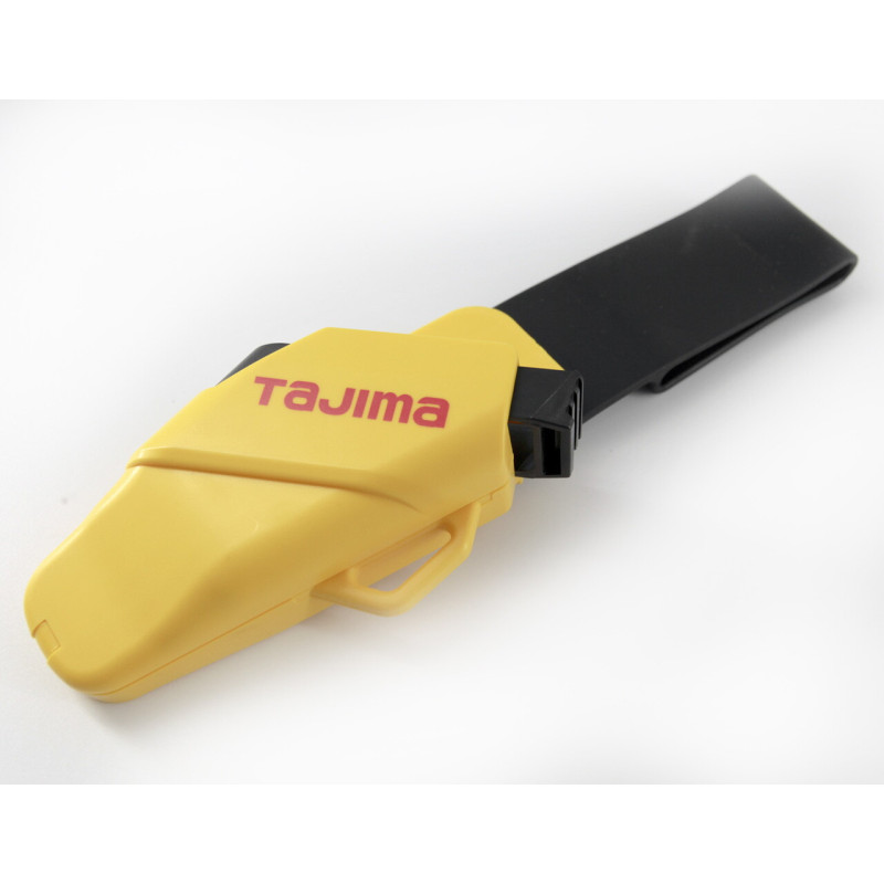 Ніж будівельний TAJIMA DC-L560BSFBL з висувним сегментним лезом 18 мм + кобура (1101-1704)