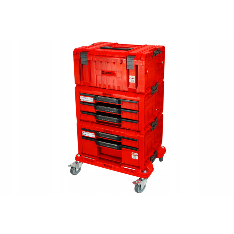 Набір ящиків QBRICK SYSTEM PRO RED SET 4, 2.0 RUHD 525 x 345 x 885 мм (Z258360PG003)