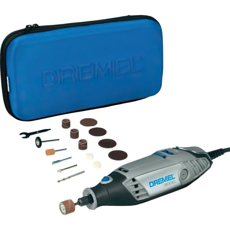 Гравер Dremel 3000-15, 15 насадок + м`який кейс (F0133000JL)
