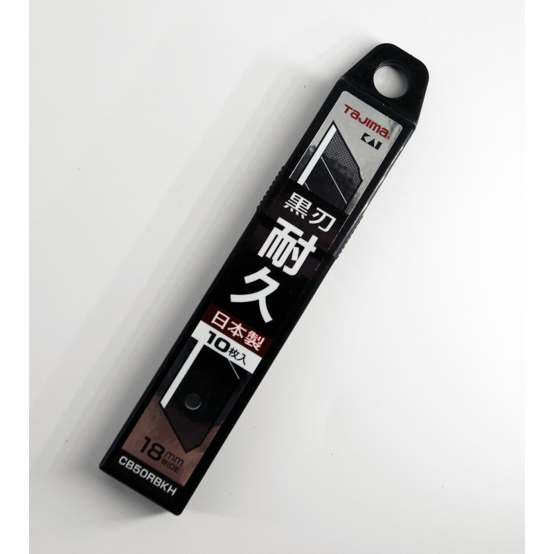 Леза сегментні TAJIMA CB50RBKH 18 мм чорні (10 шт./уп.) (1102-2572)