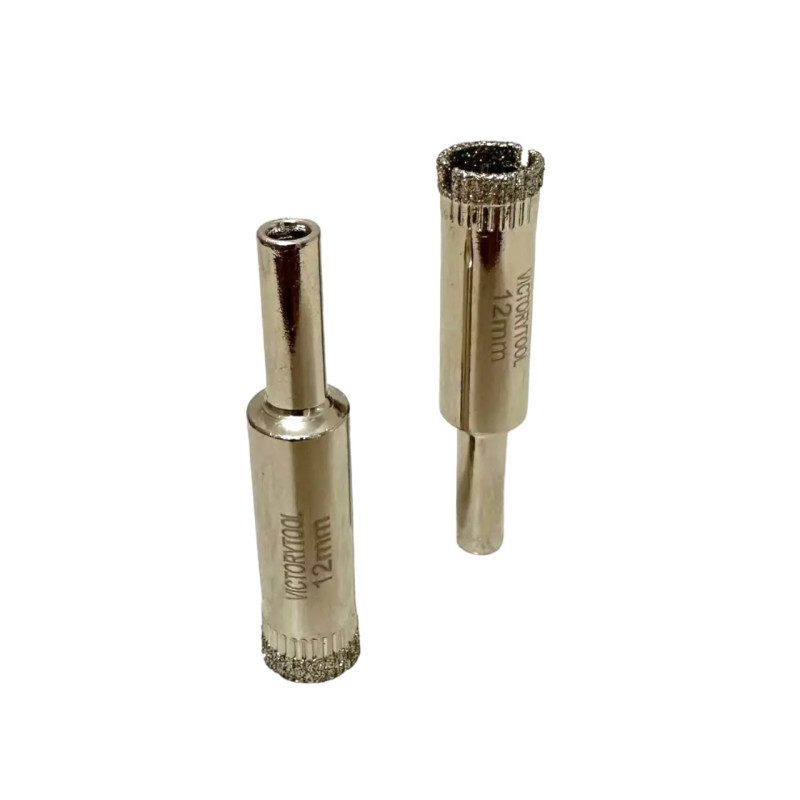 Алмазна коронка VICTORYTOOL 12 мм/2 шт., під дриль (v012-2)