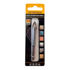 Свердло по плитке с шестигранным хвостовиком VICTORYTOOL 14 мм (П114)